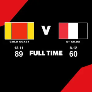 LIVE: Gold Coast vs St Kilda – Round 9, 2026