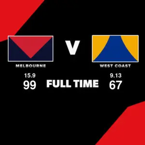 LIVE: Melbourne vs West Coast – Round 9, 2026