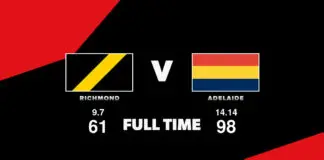 FULL TIME: Richmond vs Adelaide – Round 9, 2026 LIVE: Richmond vs Adelaide – Round 9, 2026