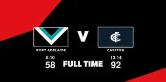FULL TIME: Port Adelaide vs Carlton – Round 11, 2026 LIVE: Port Adelaide vs Carlton – Round 11, 2026