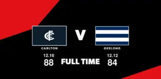 FULL TIME: Carlton vs Geelong – Round 12, 2026 LIVE: Carlton vs Geelong – Round 12, 2026