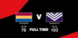 FULL TIME: Brisbane vs Fremantle – Round 12, 2026 LIVE: Brisbane vs Fremantle – Round 12, 2026