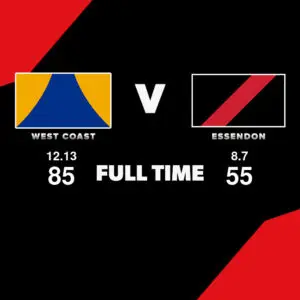 LIVE: West Coast vs Essendon – Round 12, 2026