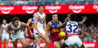 “Big issue” with umpiring arises out of Brisbane’s latest poor showing BRISBANE, AUSTRALIA - MAY 30: Hugh McCluggage of the Lions in action during the 2026 AFL Round 12 match between the Brisbane Lions and the Fremantle Dockers at the Gabba on May 30, 2026 in Brisbane, Australia. (Photo by Russell Freeman/AFL Photos via Getty Images)