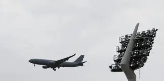 Victorian club’s AFL finals push hit by second half travel demands ADELAIDE, AUSTRALIA - JULY 29: A plane travels past during the round 19 AFL match between the Port Adelaide Power and the St Kilda Saints at Adelaide Oval on July 29, 2017 in Adelaide, Australia. (Photo by Michael Dodge/Getty Images)