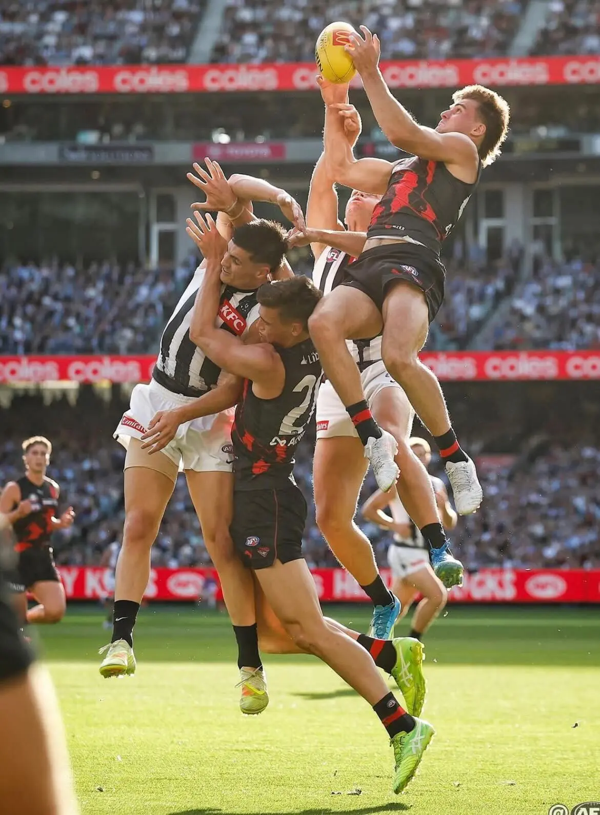 “I'm a confident person”: Essendon youngster relishing the big stage