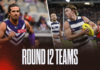 AFL Teams Round 12 2026: Confirmed line-ups, ins and outs Teams Socials (71)