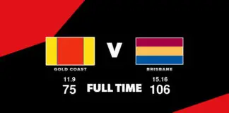 FULL TIME: Gold Coast vs Brisbane – Round 13, 2026 LIVE: Gold Coast vs Brisbane – Round 13, 2026