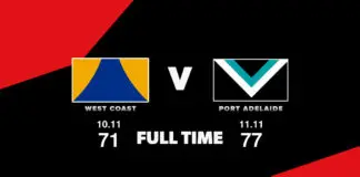 FULL TIME: West Coast vs Port Adelaide – Round 13, 2026 LIVE: West Coast vs Port Adelaide – Round 13, 2026