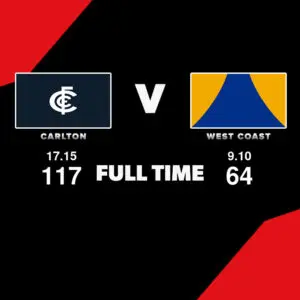 LIVE: Carlton vs West Coast – Round 16, 2026