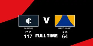 FULL TIME: Carlton vs West Coast – Round 16, 2026 LIVE: Carlton vs West Coast – Round 16, 2026