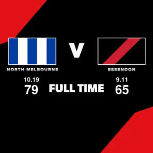 LIVE: North Melbourne vs Essendon – Round 16, 2026