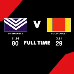 LIVE: Fremantle vs Gold Coast – Round 16, 2026