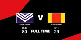 FULL TIME: Fremantle vs Gold Coast – Round 16, 2026 LIVE: Fremantle vs Gold Coast – Round 16, 2026
