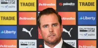 Essendon president’s leading candidate for coaching job revealed MELBOURNE, AUSTRALIA - MAY 26: Essendon President Andrew Welsh speaks to the media during an Essendon Bombers AFL press conference at The Hangar on May 26, 2026 in Melbourne, Australia. (Photo by Quinn Rooney/Getty Images)