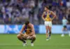 The Waterman miss hurt, but West Coast fans shouldn’t pile on their gun forward PERTH, AUSTRALIA - JUNE 13: Jake Waterman of the Eagles looks dejected during the round 14 AFL match between North Melbourne Kangaroos and West Coast Eagles at Optus Stadium, on June 13, 2026, in Perth, Australia. (Photo by Janelle St Pierre/AFL Photos/via Getty Images)