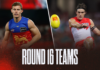 AFL Teams Round 16 2026: Confirmed line-ups, ins and outs AFL Teams Round 14 2026: Confirmed line-ups, ins and outs