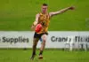 Western Australia's Troy Warner in action during the 2025 Marsh AFL National Development Championships. Picture: Daniel Carson/AFL Photos