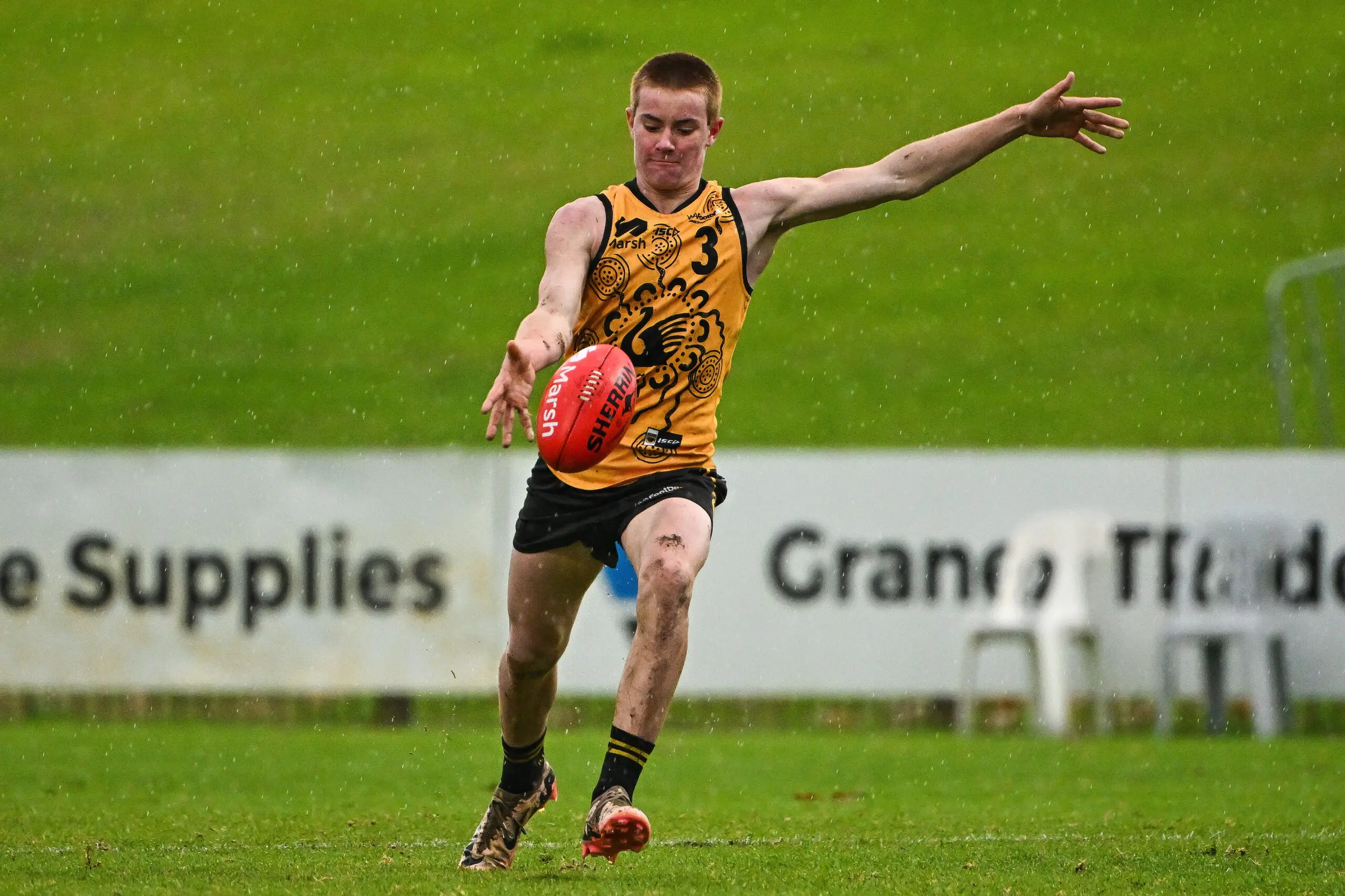 Western Australia's Troy Warner in action during the 2025 Marsh AFL National Development Championships. Picture: Daniel Carson/AFL Photos