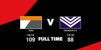 FULL TIME: GWS vs Fremantle – Round 17, 2026 LIVE: GWS vs Fremantle – Round 17, 2026