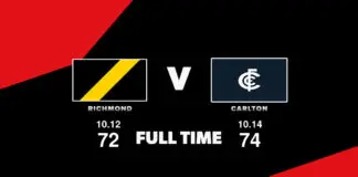 FULL TIME: Richmond vs Carlton – Round 17, 2026 LIVE: Richmond vs Carlton – Round 17, 2026