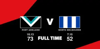 FULL TIME: Port Adelaide vs North Melbourne – Round 17, 2026 LIVE: Port Adelaide vs North Melbourne – Round 17, 2026