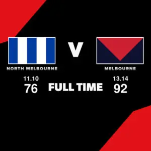 LIVE: North Melbourne vs Melbourne – Round 19, 2026