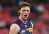 FINAL TEAMS: Fremantle vs Adelaide – Round 23, 2026 SYDNEY, AUSTRALIA - MAY 17: Jye Amiss of the Dockers celebrates kicking a goal during the round ten AFL match between GWS Giants v Walyalup (Fremantle Dockers) at ENGIE Stadium, on May 17, 2025, in Sydney, Australia. (Photo by Cameron Spencer/AFL Photos/Getty Images)