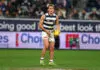 VFL, SANFL and WAFL grand finals: Three rivalries, three huge deciders GEELONG, AUSTRALIA - JULY 05: George Stevens of the Cats takes possession of the ball during the round 17 AFL match between Geelong Cats and Richmond Tigers at GMHBA Stadium on July 05, 2025 in Geelong, Australia. (Photo by Morgan Hancock/Getty Images)