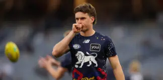 Quartet of Victorian clubs interested in premiership Lion: AFL trade news PERTH, AUSTRALIA - AUGUST 15: Sam Marshall of the Lions looks on while warming up during the round 23 AFL match between the Fremantle Dockers and Brisbane Lions at Optus Stadium on August 15, 2025 in Perth, Australia. (Photo by Paul Kane/Getty Images)