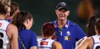 The Culture King: AFLW coach who should be in men’s mix MELBOURNE, AUSTRALIA - NOVEMBER 07: Darren Crocker, Senior Coach of the Kangaroos during the 2025 AFLW First Qualifying Final match between the North Melbourne Tasmanian Kangaroos and the Hawthorn Hawks at Ikon Park on November 7, 2025 in Melbourne, Australia. (Photo by James Wiltshire/AFL Photos via Getty Images)
