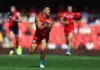 Gold Coast Suns sign homegrown trio to new contracts GOLD COAST, AUSTRALIA - APRIL 18: Jake Rogers of the Suns in action during the round six AFL match between Gold Coast Suns and Essendon Bombers at People First Stadium, on April 18, 2026, in Gold Coast, Australia. (Photo by Chris Hyde/Getty Images)