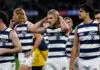 FINAL TEAMS: Geelong vs St Kilda – Round 19, 2026 MELBOURNE, AUSTRALIA - MAY 29: Bailey Smith of the Cats looks dejected after a loss during the 2026 AFL Round 12 match between the Carlton Blues and the Geelong Cats at the Melbourne Cricket Ground on May 29, 2026 in Melbourne, Australia. (Photo by Michael Willson/AFL Photos via Getty Images)