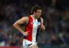 “Have you guys had enough of me?”: Saints spearhead “devastated” over latest setback MELBOURNE, AUSTRALIA - JULY 26: Max King of the Saints runs onto the field during the round 20 AFL match between North Melbourne Kangaroos and St Kilda Saints at Marvel Stadium, on July 26, 2026, in Melbourne, Australia. (Photo by Robert Cianflone/Getty Images)