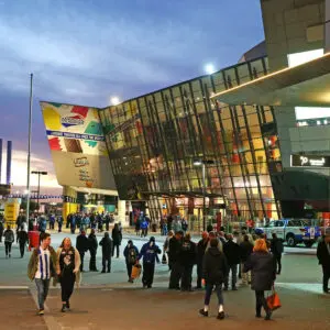 MELBOURNE, AUSTRALIA - MAY 21:  AFL fans arrive to attend the round nine AFL match between the North Melbourne Kangaroos and the Carlton Blues at Etihad Stadium on May 21, 2016 in Melbourne, Australia.  (Photo by Scott Barbour/Getty Images)