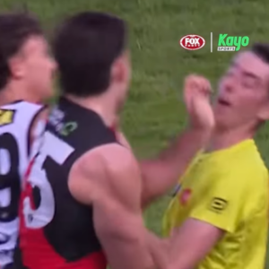 VFL players in hot water over umpire contact