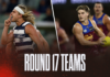 AFL Teams Round 17 2026: Confirmed line-ups, ins and outs AFL Teams Round 17 2026: Confirmed line-ups, ins and outs