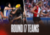 AFL Teams Round 17 2026: Confirmed line-ups, ins and outs Teams Socials (95)