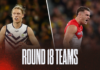 AFL Teams Round 18 2026: Confirmed line-ups, ins and outs AFL Teams Round 18 2026: Confirmed line-ups, ins and outs