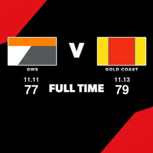 LIVE: GWS vs Gold Coast – Round 22, 2026