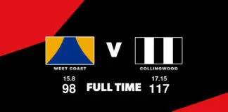 FULL TIME: FULL TIME: West Coast vs Collingwood – Round 22, 2026 FULL TIME: West Coast vs Collingwood – Round 22, 2026