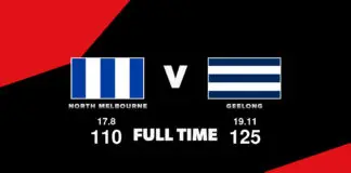 FULL TIME: North Melbourne vs Geelong – Round 23, 2026 LIVE: North Melbourne vs Geelong – Round 23, 2026