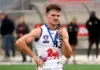 “Fair degree of interest”: The four Coburg Lions stars AFL clubs should consider MELBOURNE, AUSTRALIA - APRIL 27: Donovan Toohey of Coburg speaks after being presented with the best on ground medal following the Marsh AFL National Academy Boys match between Australia U18 and Coburg VFL at Whitten Oval on April 27, 2025 in Melbourne, Australia. (Photo by Josh Chadwick/AFL Photos/via Getty Images)