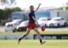 “Certainly above the level”: Former Collingwood star endorsed for AFL return GOLD COAST, AUSTRALIA - MAY 09: Jaidyn Stephenson of the Lions warms up before the round seven AFL match between Southport Sharks and Coburg Lions at Fankhauser Reserve, on May 09, 2026, in Gold Coast, Australia. (Photo by Mackenzie Sweetnam/Getty Images)