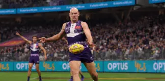 Fremantle star suffers injury, veteran Bulldog sent for surgery PERTH, AUSTRALIA - MAY 22: Brennan Cox of the Dockers kicks the ball during the round 11 AFL match between Walyalup (Fremantle Dockers) and Euro-Yroke (St Kilda Saints) at Optus Stadium, on May 22, 2026, in Perth, Australia. (Photo by Janelle St Pierre/AFL Photos/via Getty Images)