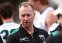 The former AFL coach helping shape Tasmania’s Devils VFL side MELBOURNE, AUSTRALIA - MAY 31: Matthew Knights, Academy Development Coach watches on during the round 10 VFL match between Port Melbourne and Tasmania Devils at ETU Stadium, on May 31, 2026, in Melbourne, Australia. (Photo by Morgan Hancock/Getty Images)