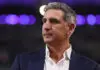 PERTH, AUSTRALIA - JULY 09: Matthew Pavlich, Sydney Swans CEO looks on before the round 18 AFL match between Fremantle Dockers and Sydney Swans at Optus Stadium, on July 09, 2026, in Perth, Australia. (Photo by Paul Kane/Getty Images)