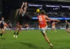 Giants’ whimpering Wildcard chances receive marginal boost after staving off the Power ADELAIDE, AUSTRALIA - AUGUST 01: Lachie Whitfield of the Giants kicks a goal during the 2026 AFL Round 21 match between the Port Adelaide Power and the GWS Giants at Adelaide Oval on August 1, 2026 in Adelaide, Australia. (Photo by Sarah Reed/AFL Photos via Getty Images)