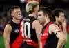 “Waiting for the footy trip”: Essendon blasted for showing “no real soul” MELBOURNE, AUSTRALIA - AUGUST 02: Zach Merrett of the Bombers looks dejected after a loss during the 2026 AFL Round 21 match between the Essendon Bombers and the Adelaide Crows at Marvel Stadium on August 2, 2026 in Melbourne, Australia. (Photo by Michael Willson/AFL Photos via Getty Images)