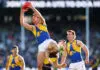 Emerging Eagle makes 2027 contract call at West Coast MELBOURNE, AUSTRALIA - AUGUST 02: Rhett Bazzo of the Eagles marks the ball during the round 21 AFL match between Richmond Tigers and West Coast Eagles at Melbourne Cricket Ground, on August 02, 2026, in Melbourne, Australia. (Photo by Daniel Pockett/Getty Images)